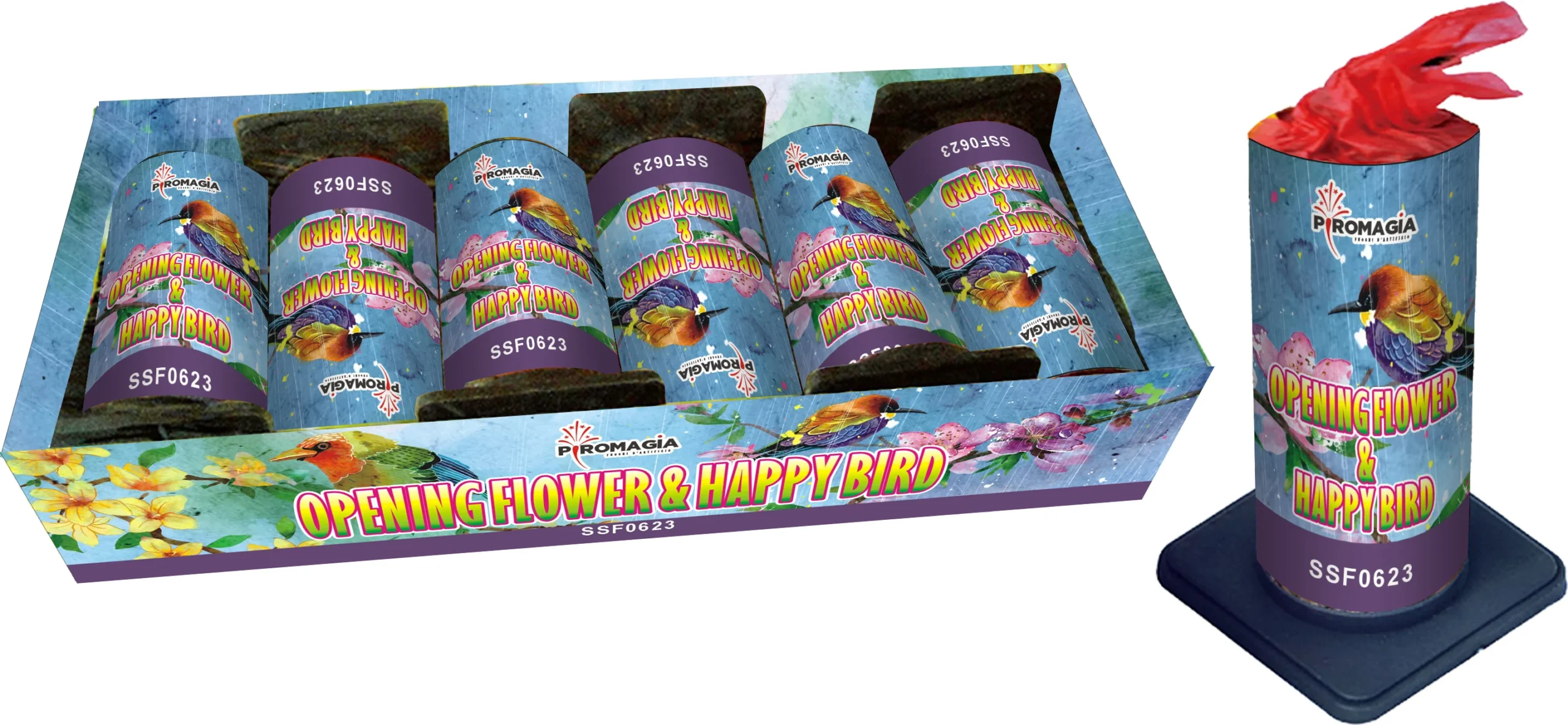 Opening Flower & Happy Bird - immagine 1