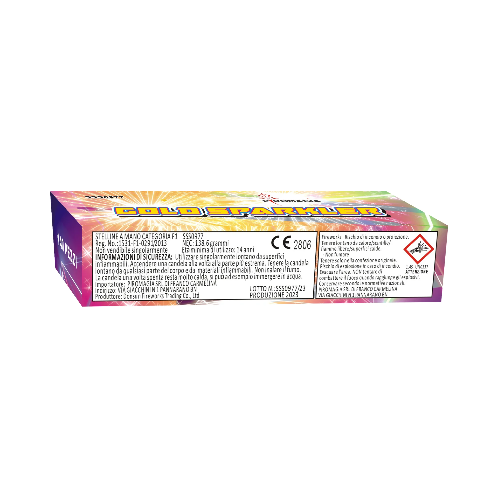 Gold Sparkler 7” - immagine 1