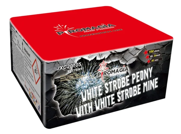 WHITE STROBE PEONY WITH WHITE STROBE MIN