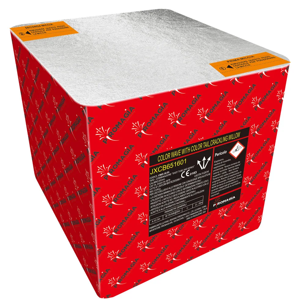 COLOR WAVE WITH COLOR TAIL, CRACKLING WILLOW - immagine 1